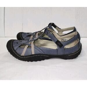 JBU by Jambu DUNE Encore Vegan Mary Jane Flat Blue Women's US 8M